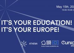 Affiche It's your education! It's your Europe! 