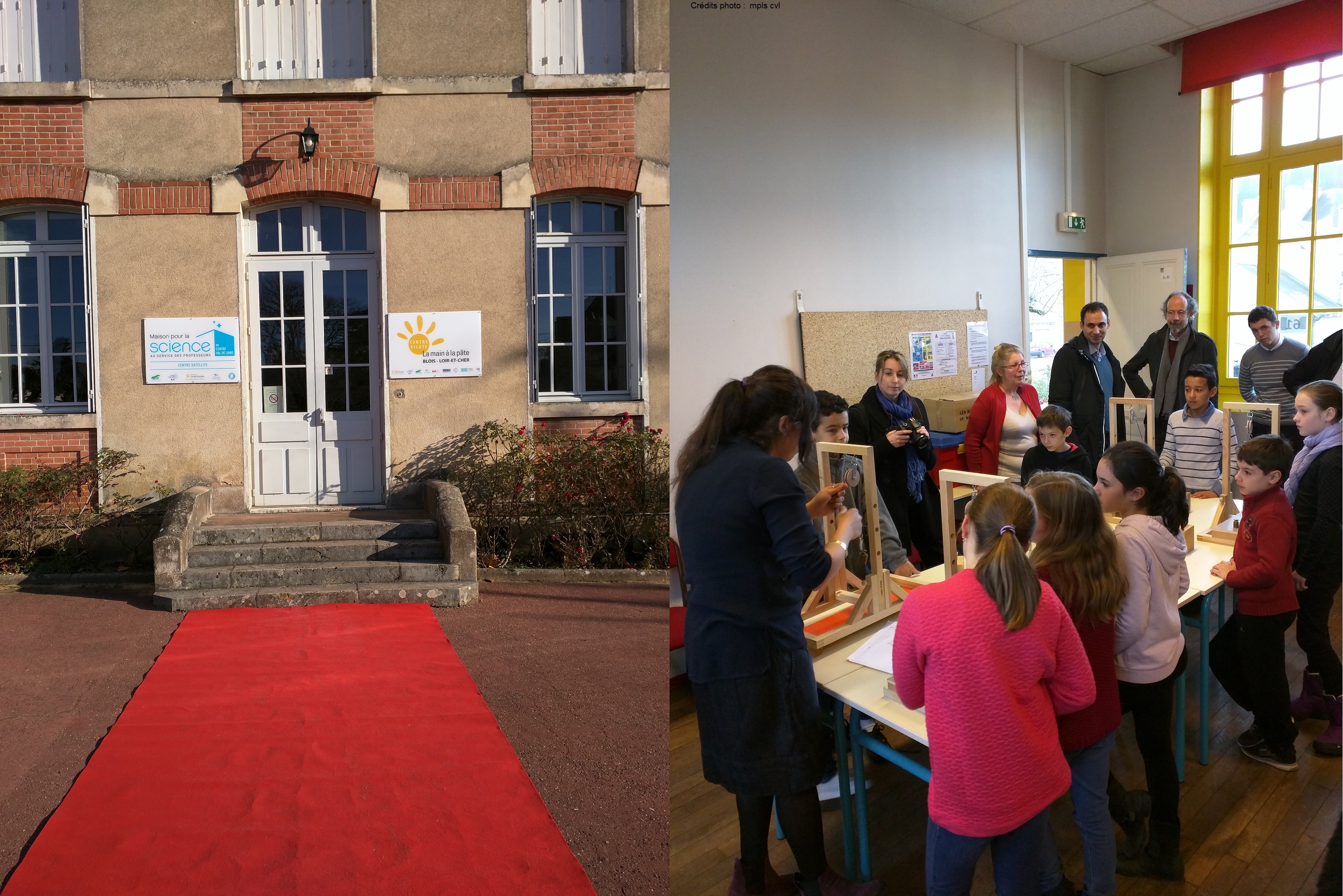 Inauguration du Centre pilote la main à la pâte de Blois Inauguration du Centre pilote la main à la pâte de Blois