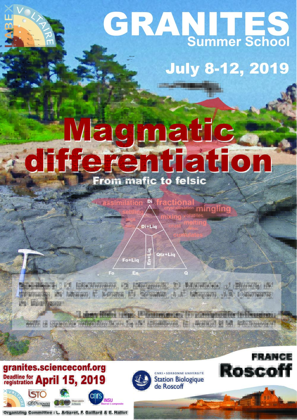 Affiche granites summer school Affiche granites summer school