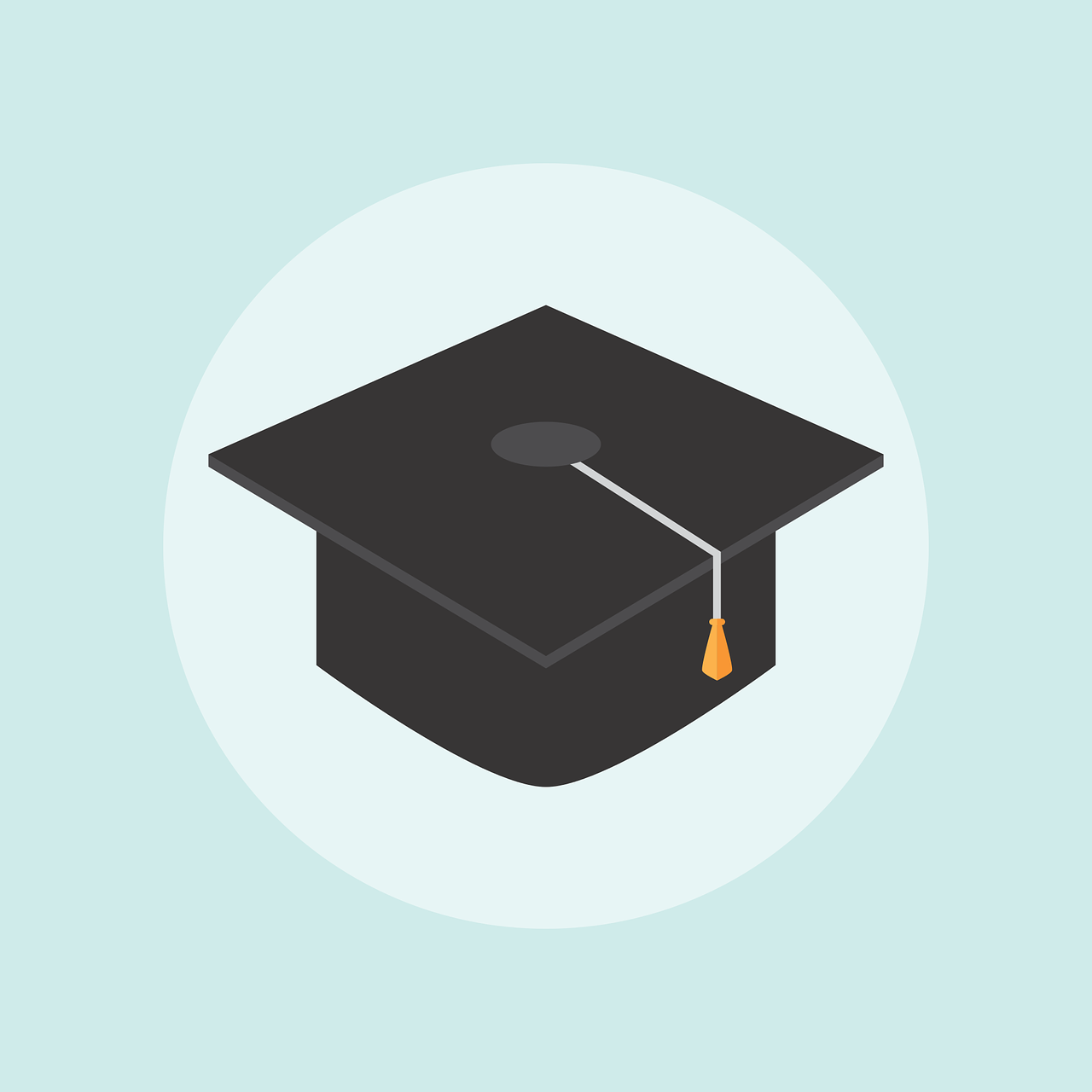 image vectorielle d'un chapeau de diplômé image vectorielle d'un chapeau de diplômé