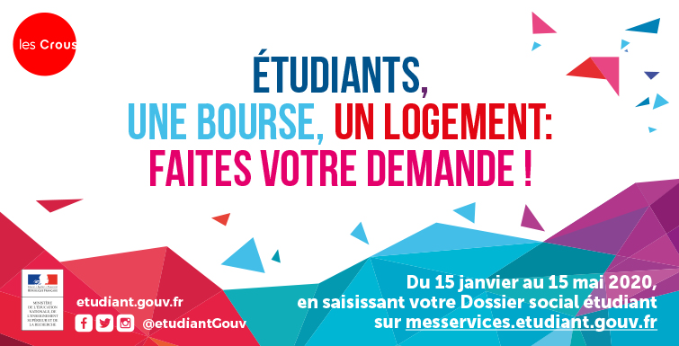 Etudiants, une bourse, un logement : faites votre demande ! Etudiants, une bourse, un logement : faites votre demande !