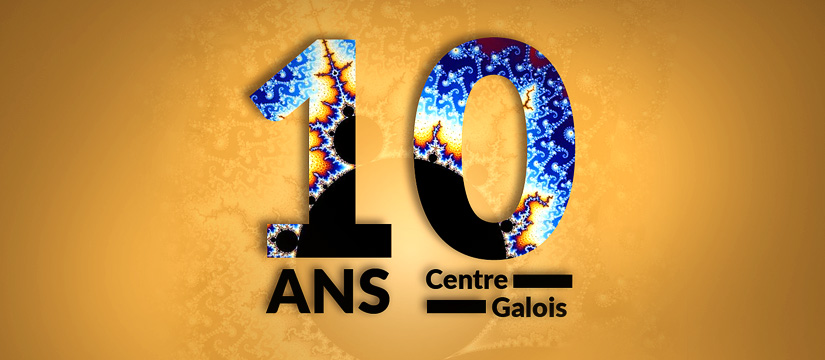 10 ans Centre Galois Affiche 10 ans Centre Galois