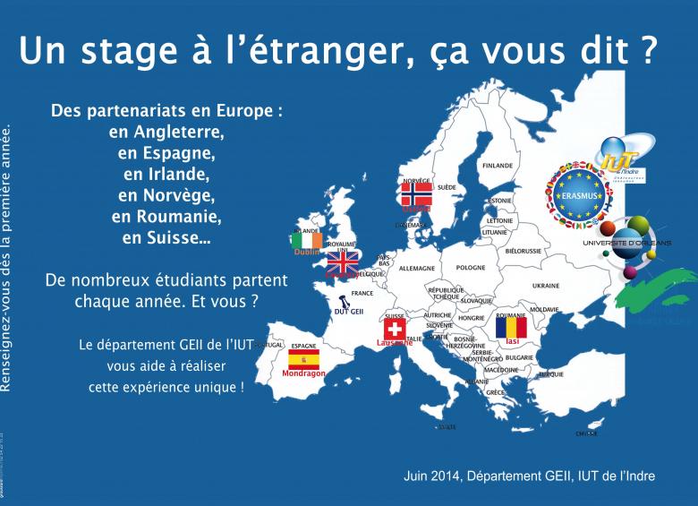 IUT Indre - DUT GEII - Relations Internationales partenaires IUT Indre - DUT GEII - Relations Internationales partenaires