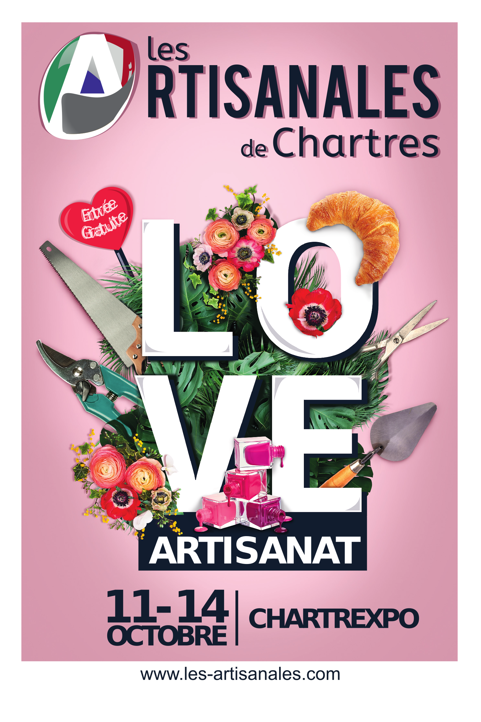Affiche Artisanales de Chartres 2019