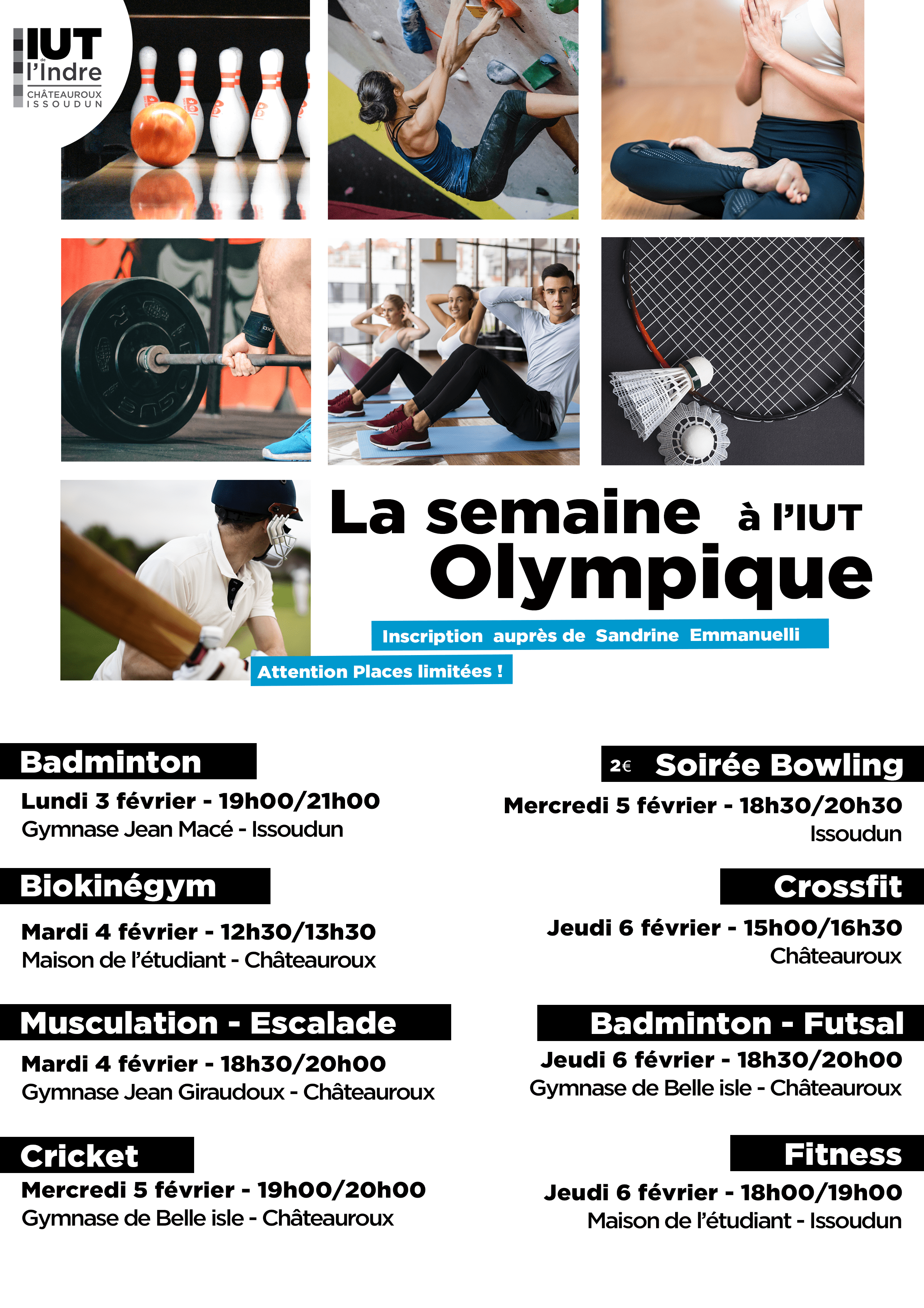 Semaine Olympique - IUT Indre