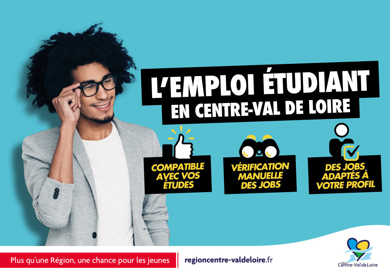 L'emploi étudiant en Centre-Val de Loire