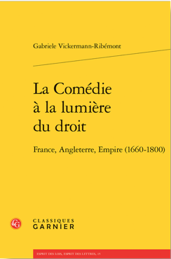 Couverture - G. Ribémont - La Comédie à la lumière du droit