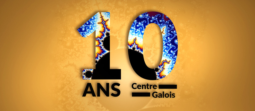 Affiche 10 ans Centre Galois