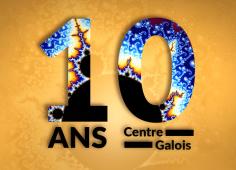Affiche 10 ans Centre Galois