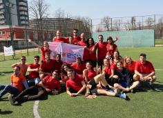 Groupe d'étudiants équipe ESN Roumanie