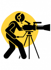 illustration cameraman