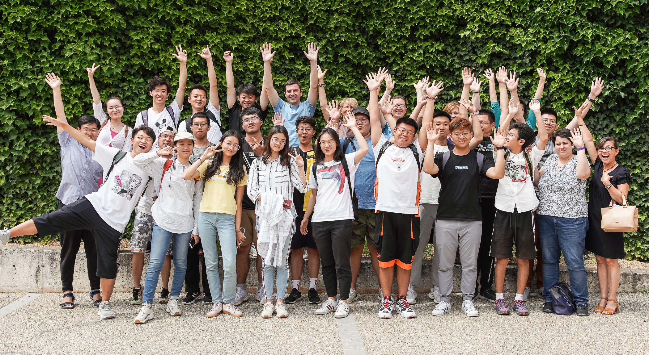 summer school 2019 groupe étudiants chinois