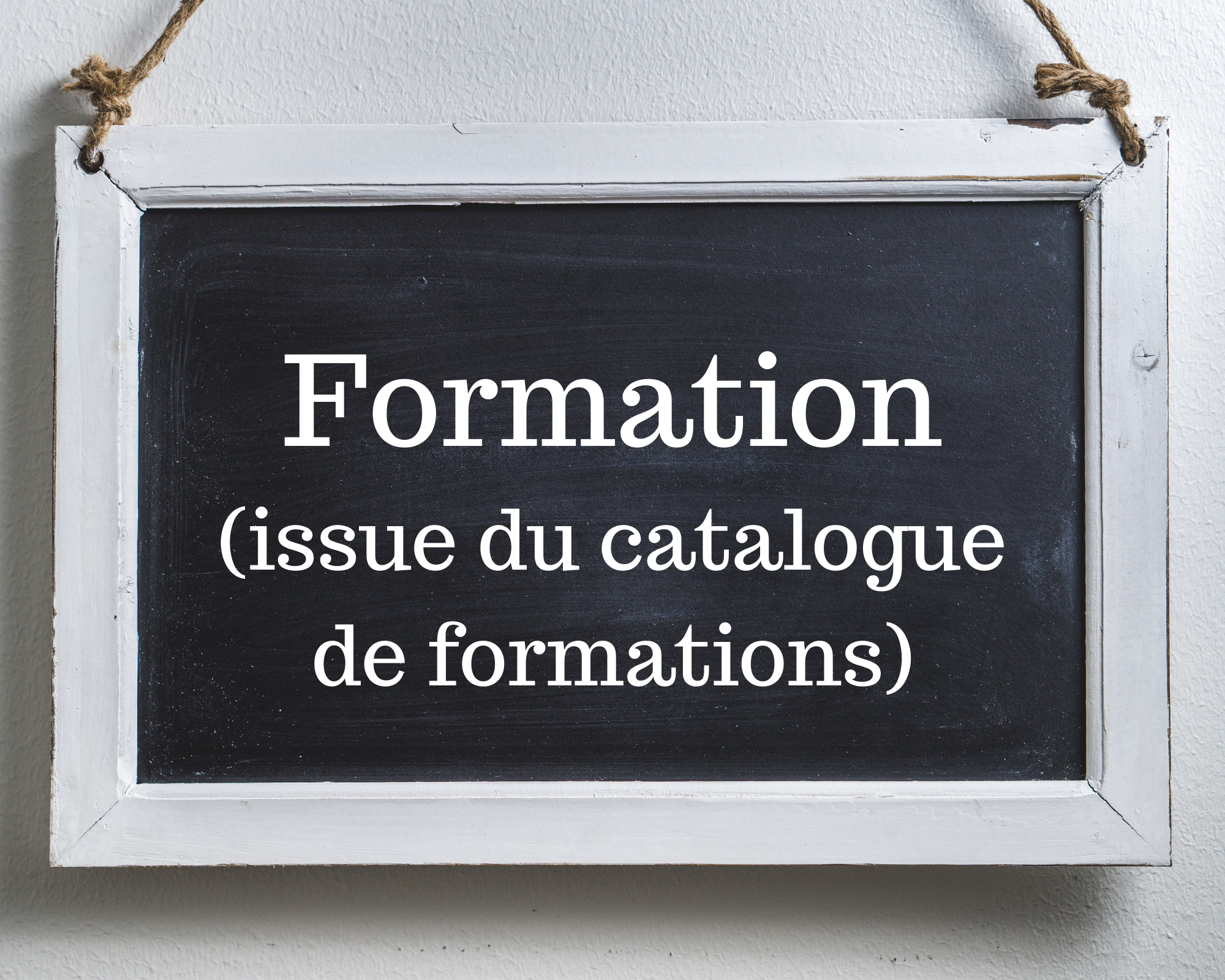 Formation ardoise avec texte illustration formation