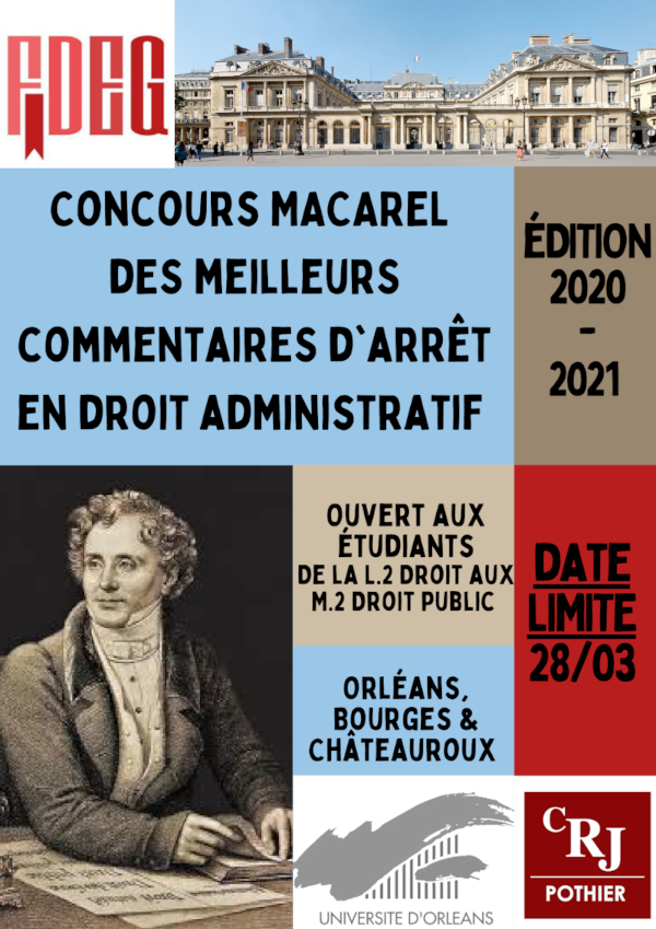 Affiche du Concours MACAREL