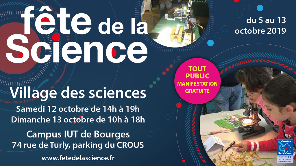 Village des sciences les 12 et 13 octobre - Campus IUT Village des sciences les 12 et 13 octobre - Campus IUT