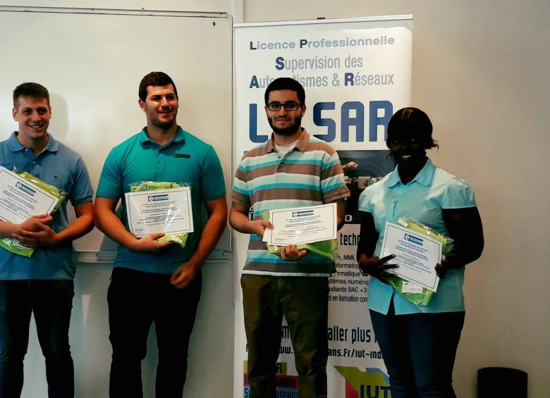 IUT Indre - LP SAR - Récompenses Prix EEA 2017 4 étudiants IUT Indre - LP SAR - Récompenses Prix EEA 2017 4 étudiants