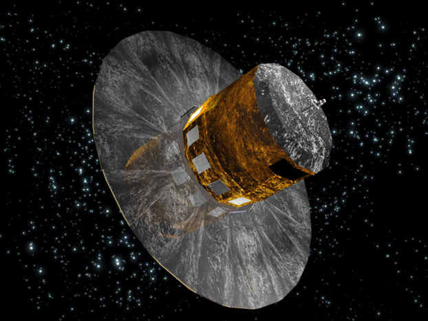 Dessin d’artiste représentant le satellite Gaia lancé en décembre 2013- ESA