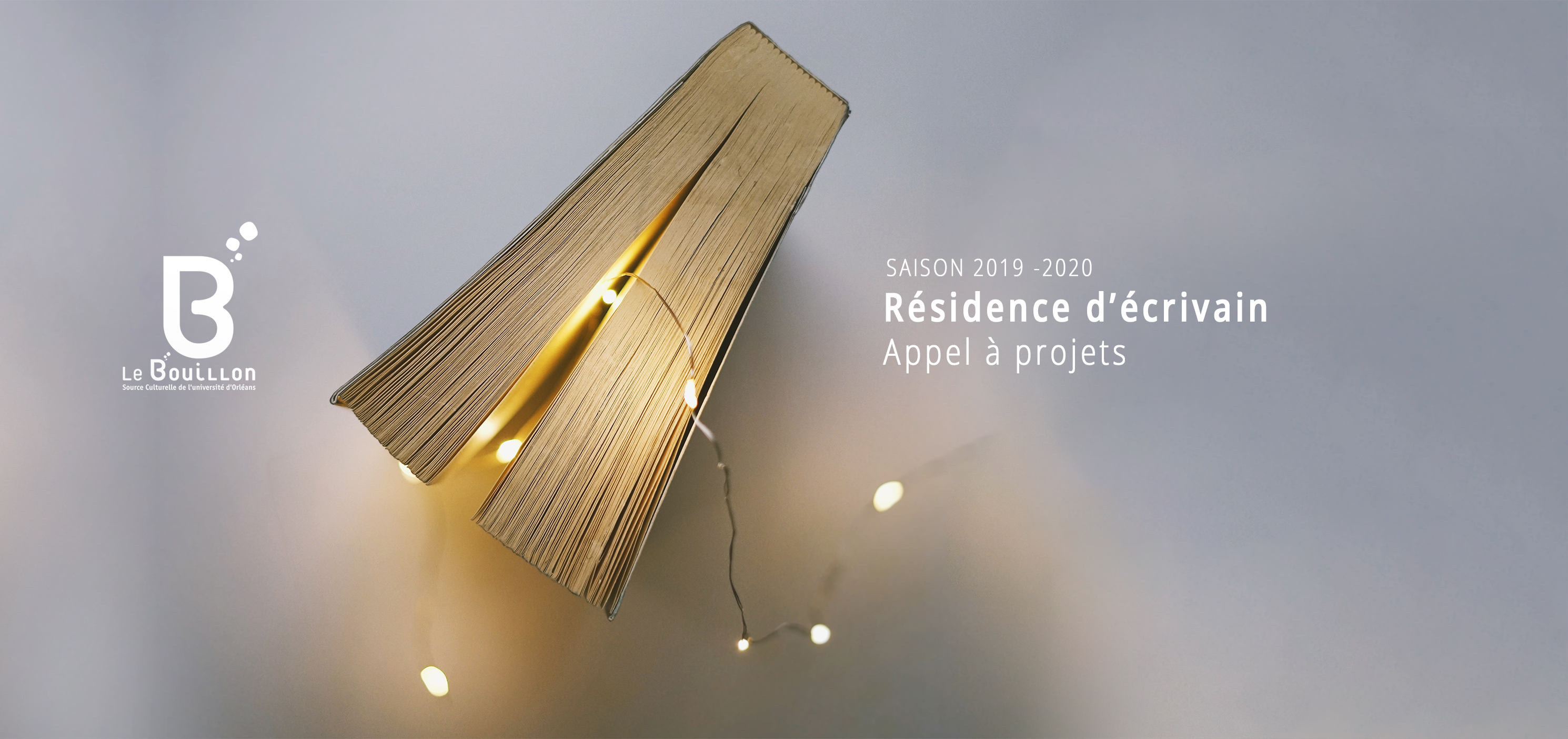 Résidence d'écrivain - appel à projets