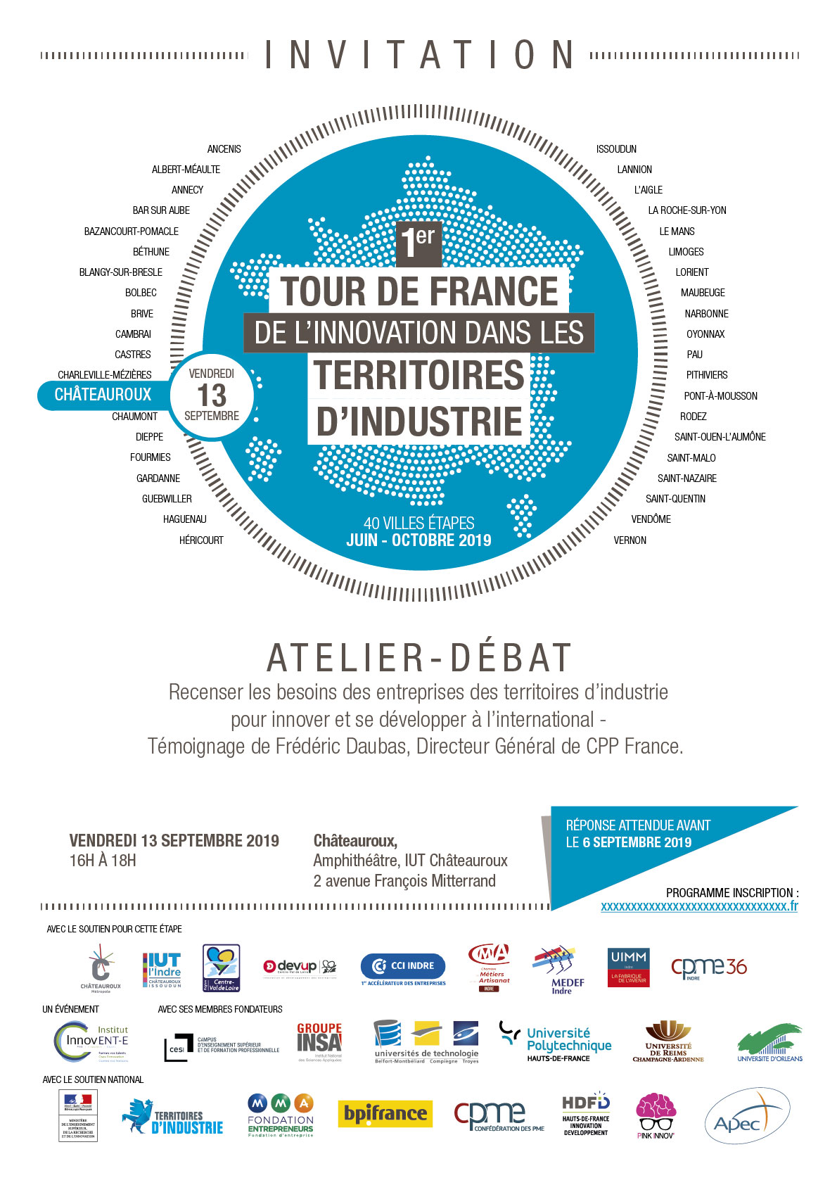 Actualité - Tour de France de l'Innovation - IUT Indre