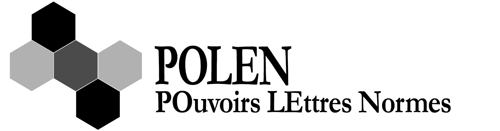 Logo de POLEN en grisaille