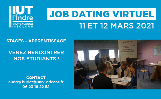 Jobdating virtuel 11 et 12 mars 2021