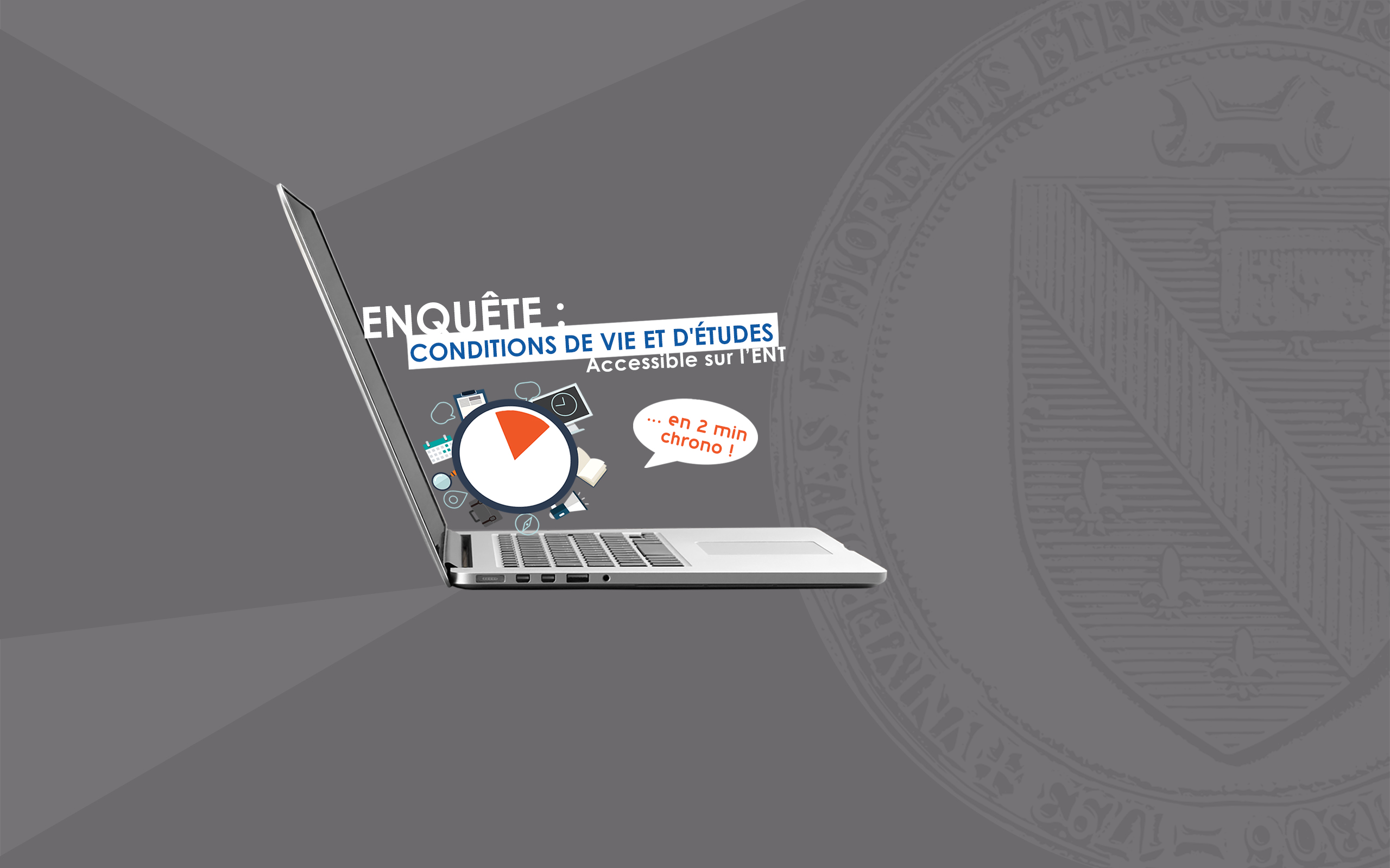 Visuel enquête conditions de vie et d'études Visuel enquête conditions de vie et d'études