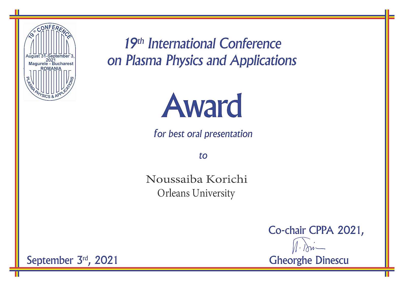 GREMI Award CPPA GREMI Award CPPA