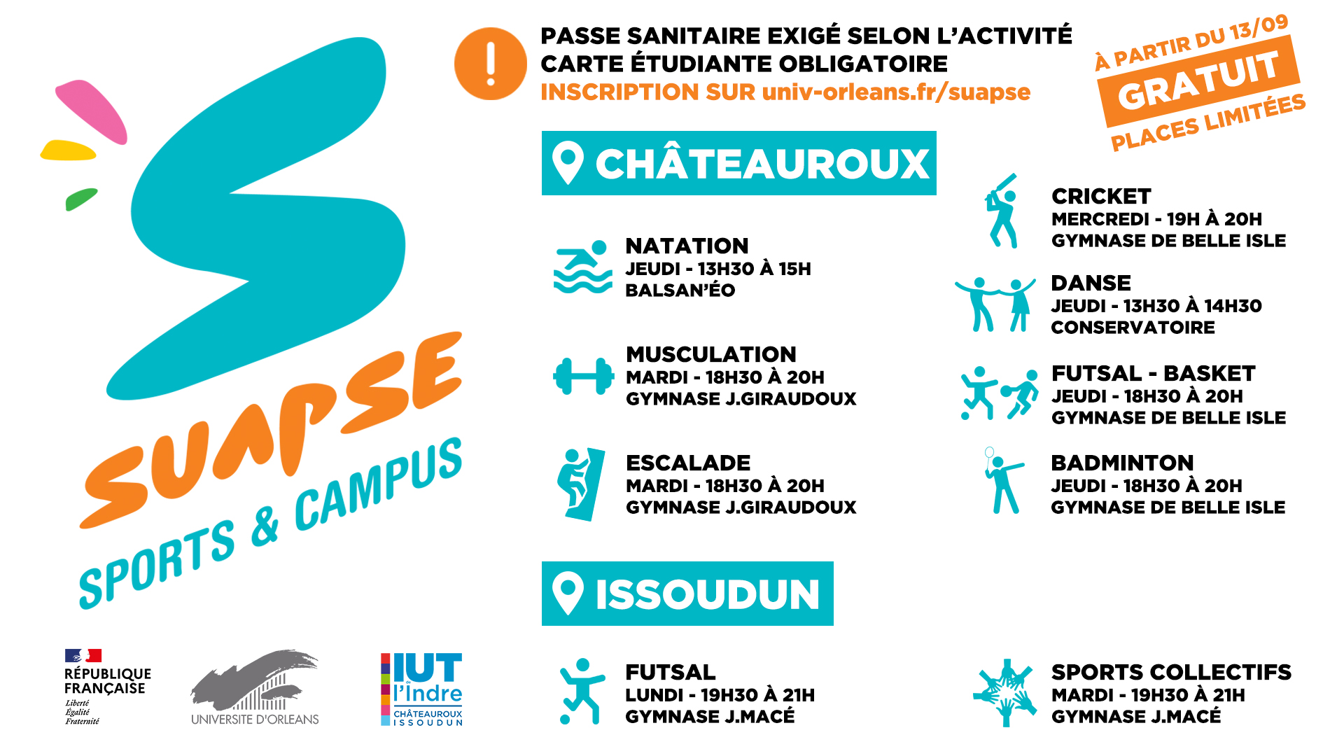Sport universitaire châteauroux issoudun