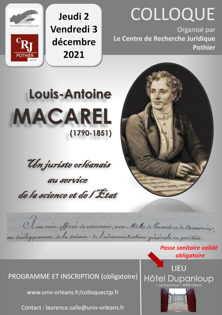 Affiche colloque Macarel