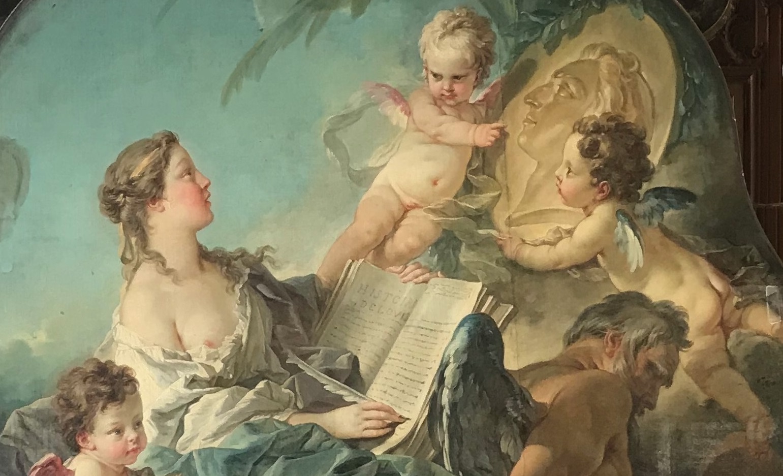 Clio, cabinet des médailesBnF, Boucher