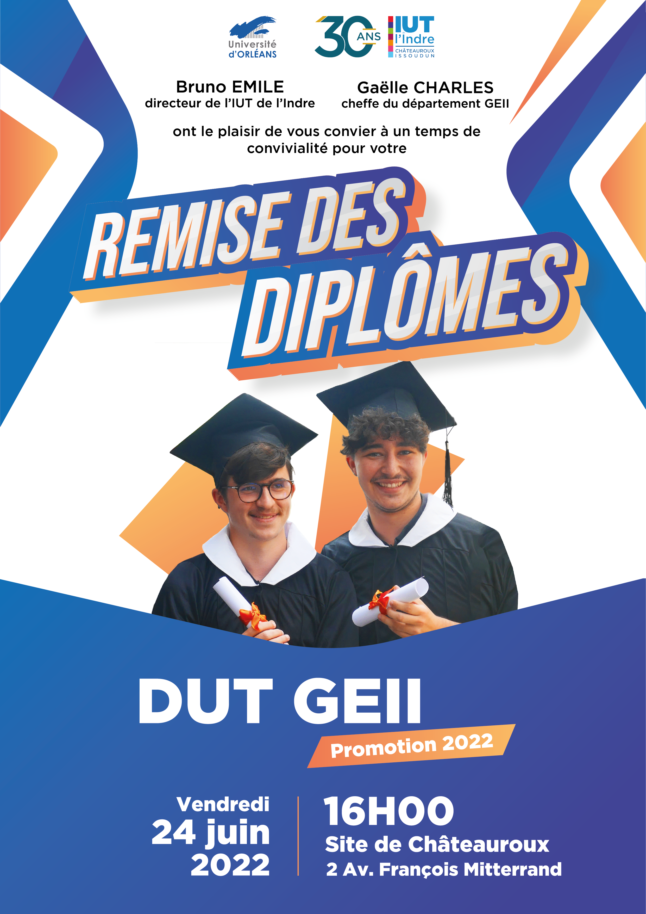 Remise des diplômes DUT GEII