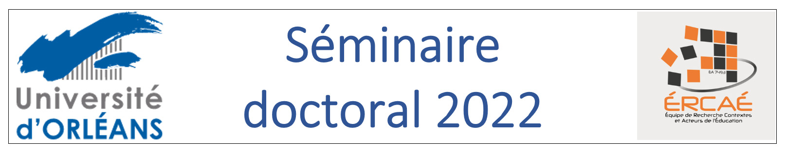 ERCEA - séminaire doctoral 2022 ERCEA - séminaire doctoral 2022