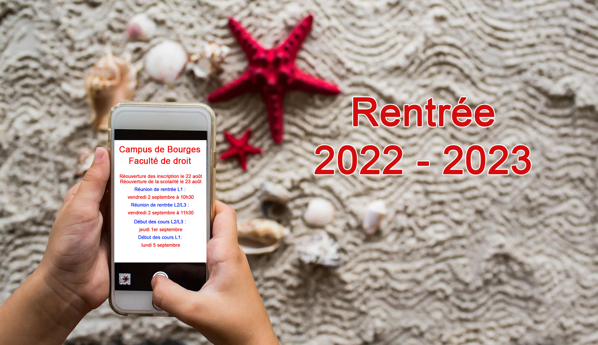 DEG Bourges - Rentée 2022 - 2023