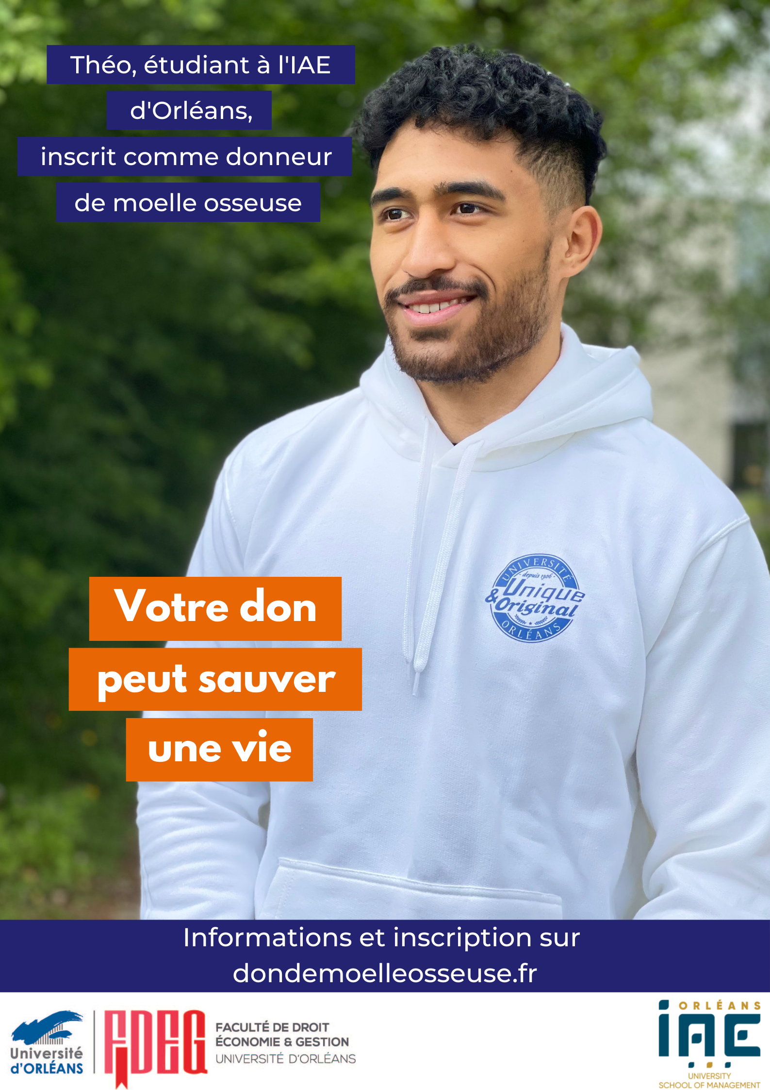 Affiche don de moelle osseuse