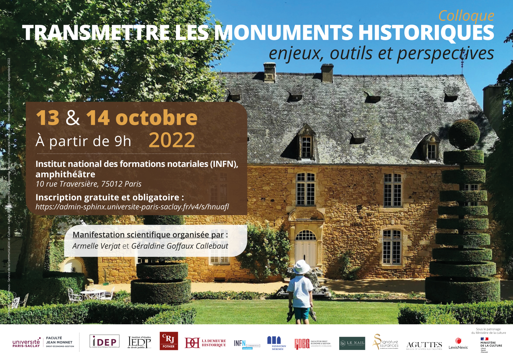 Affiche transmettre monuments historiques