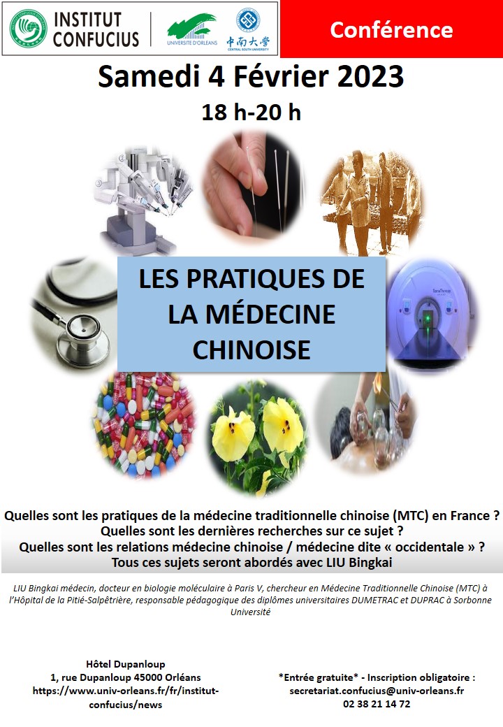 Conférence 4 février 2023 - Médecine chinoise LIU Conférence 4 février 2023 - Médecine chinoise LIU