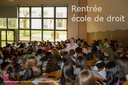 Rentrée école de droit