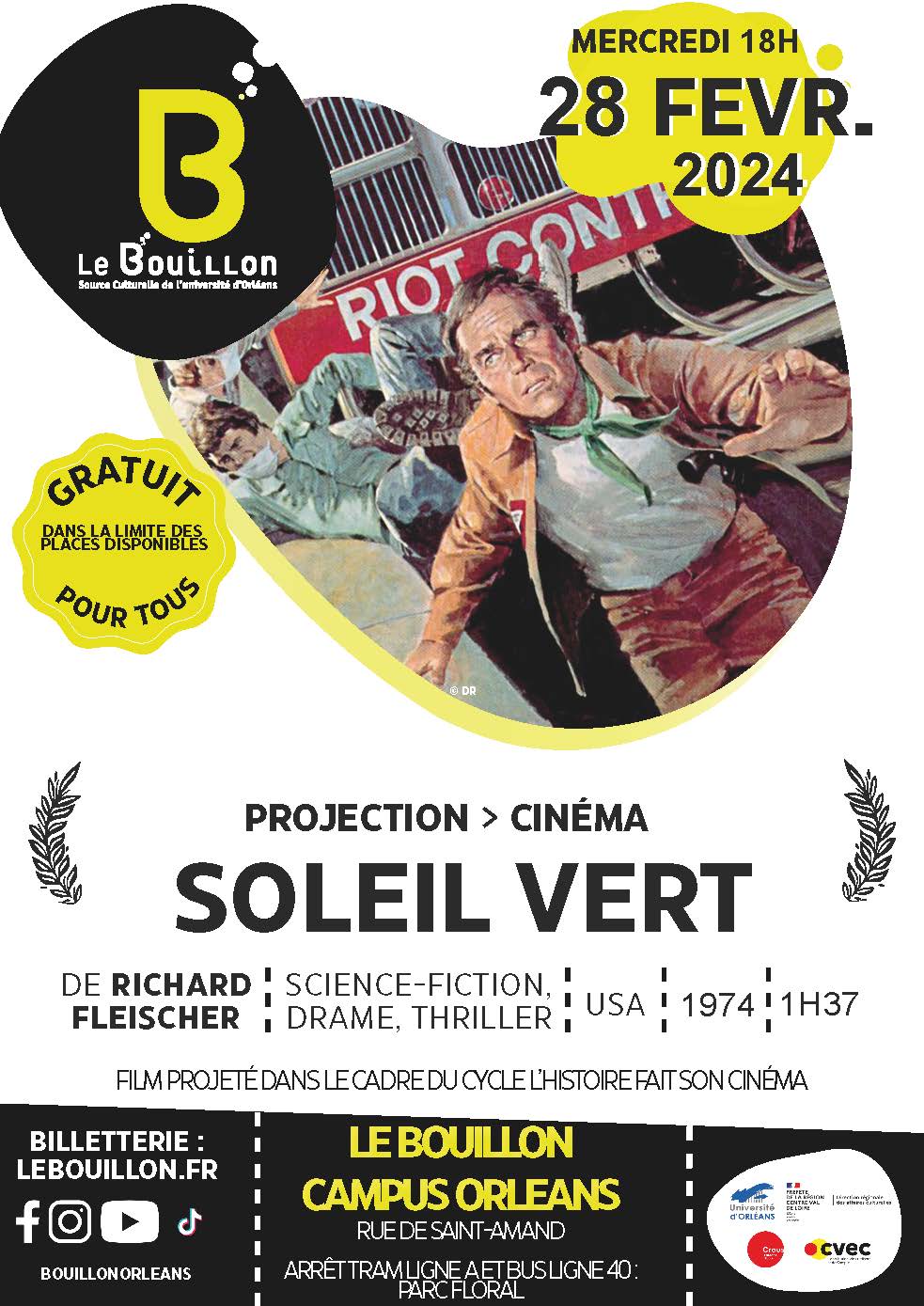 affiche soleil vert