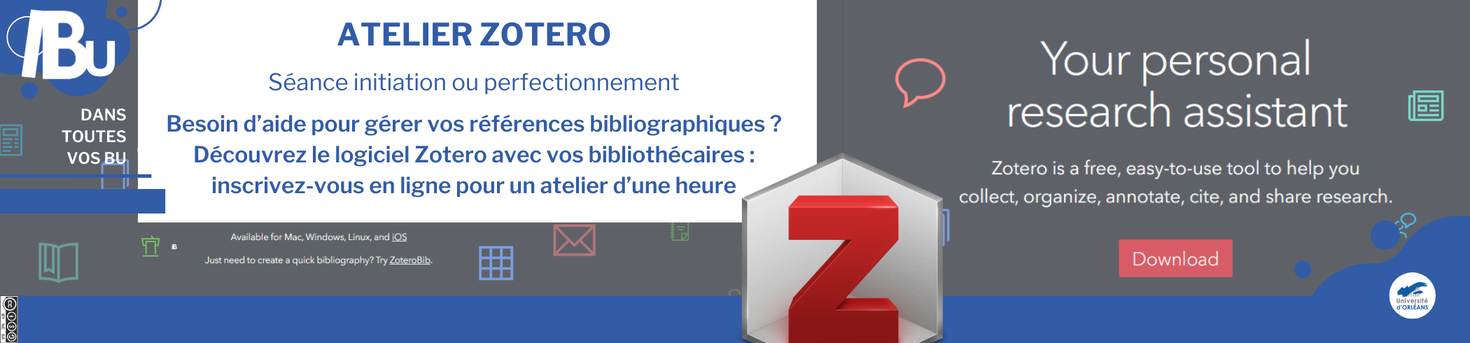 Capture d'écran Zotero