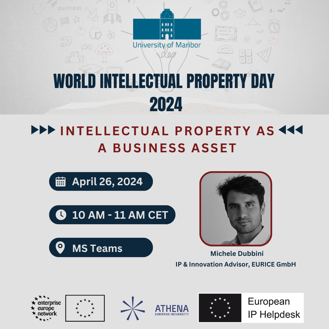 Affiche Journée internationale de la propriété intellectuelle 2024