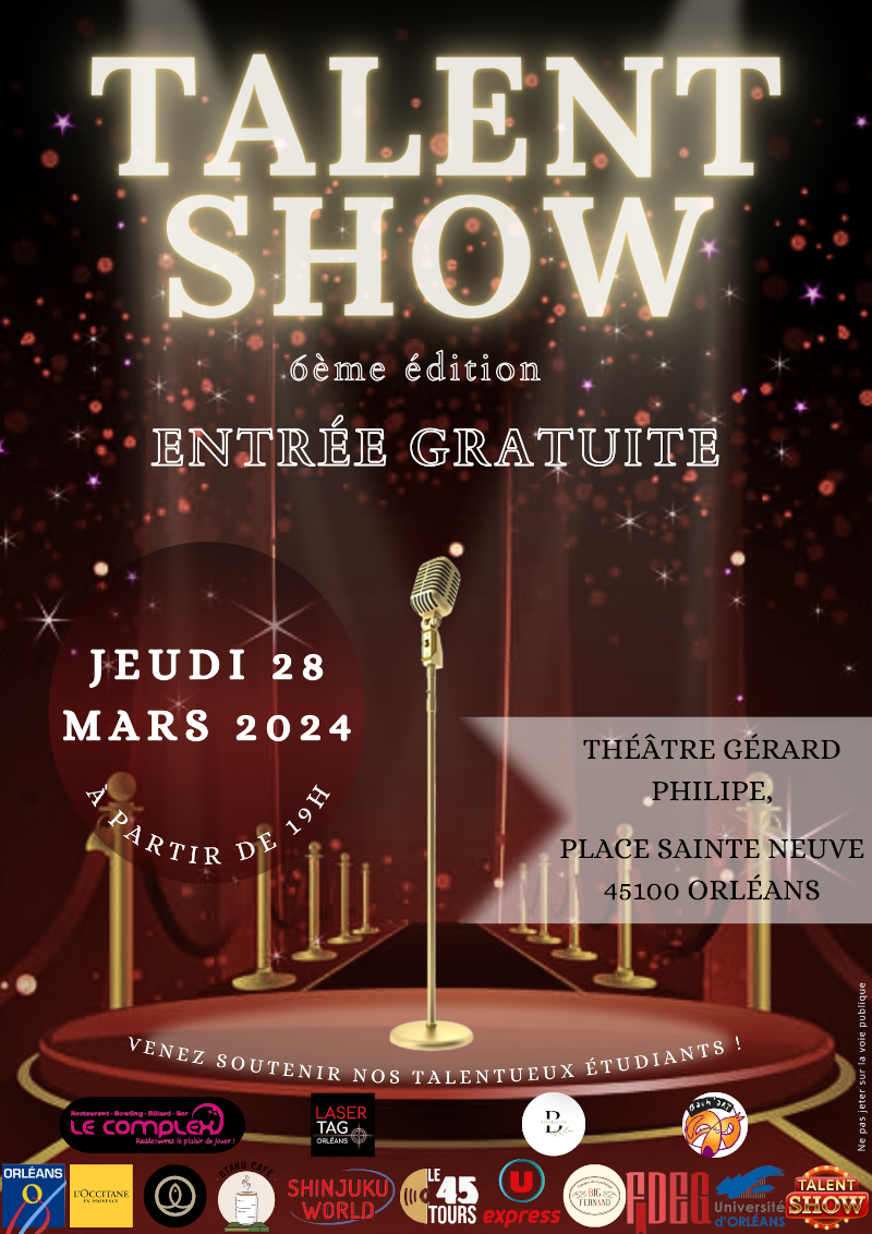 Affiche talent show