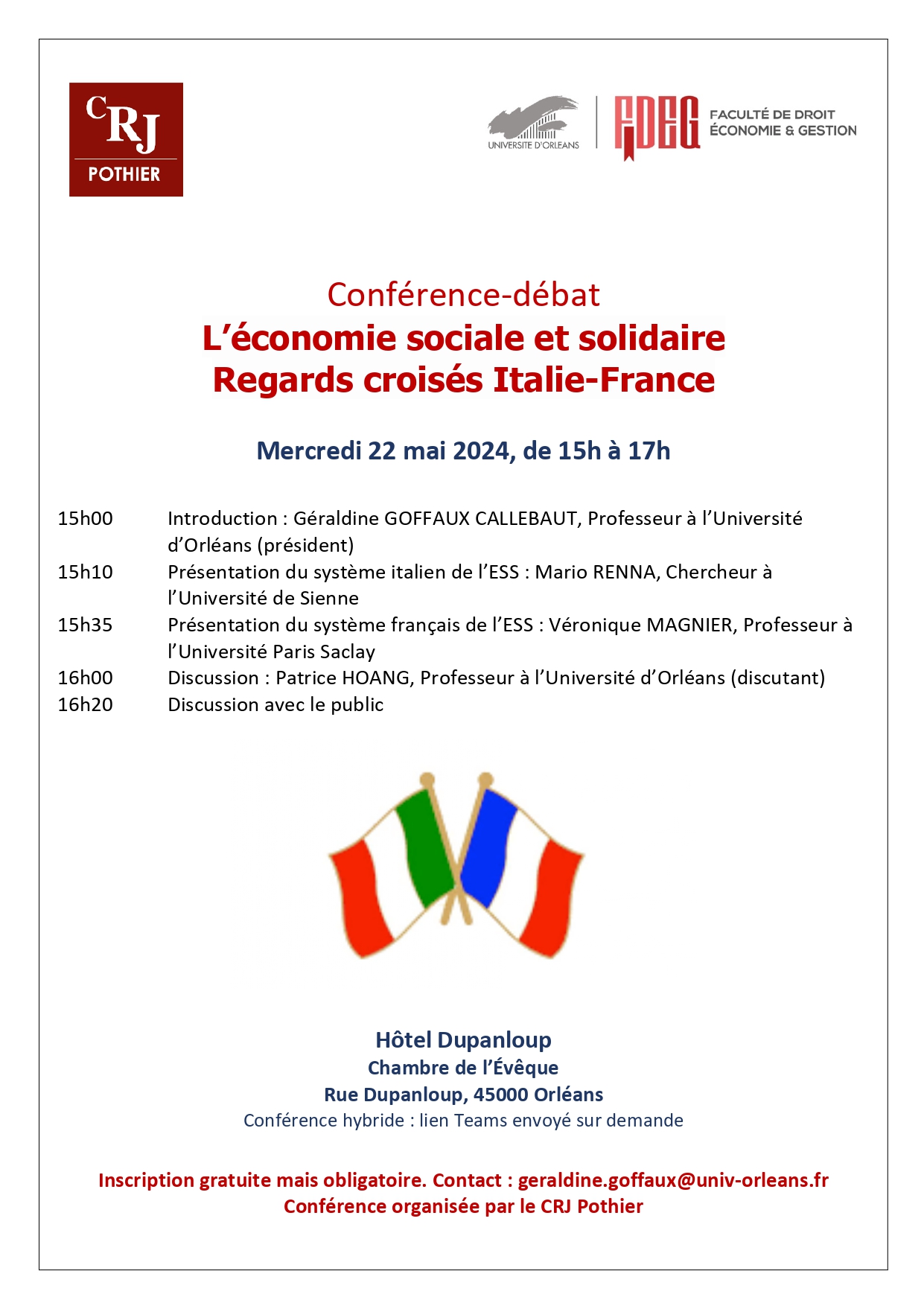 Regards croisés Italie-France