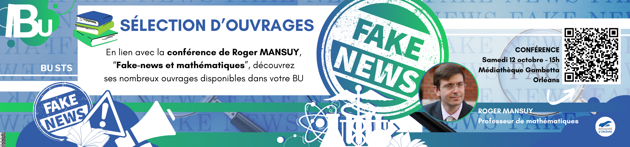 Fake News Reprise du texte de l'actu avec une photo de l'intervenant