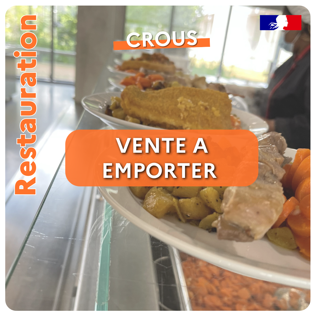 Vente à emporter Cafétéria du forum du lundi au vendredi de 14 à 19 heures