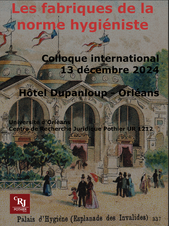 Colloque Les fabriques de la norme hygiéniste