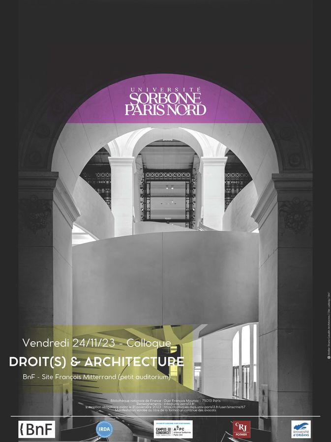 Colloque droit(s) et architecture