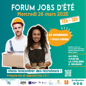 Visuel jobs d'été mars 2026 Visuel jobs d'été mars 2026