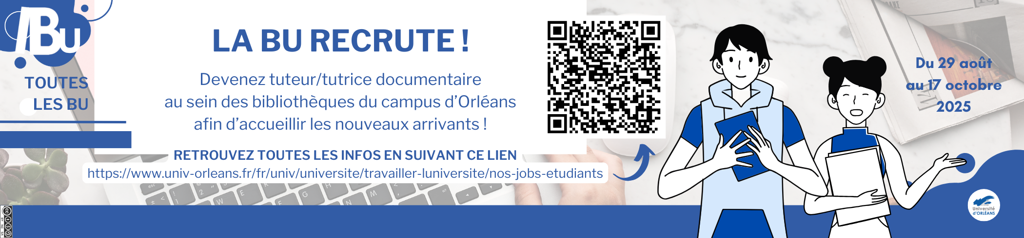 Recrutement de tuteurs Reprise du texte de l'actu