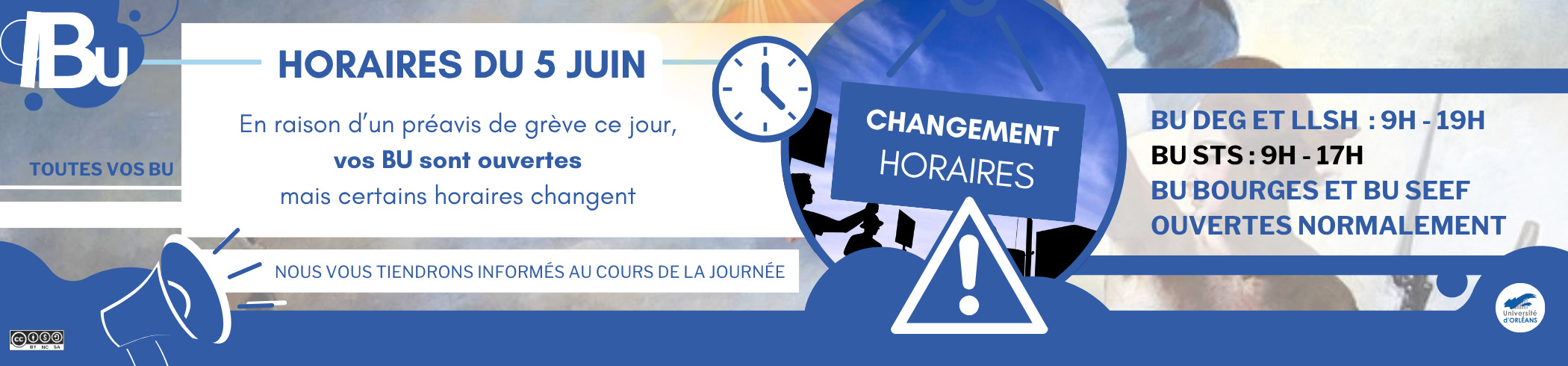 Affiche de la grève Affiche de la grève, reprise du texte de l'actualité