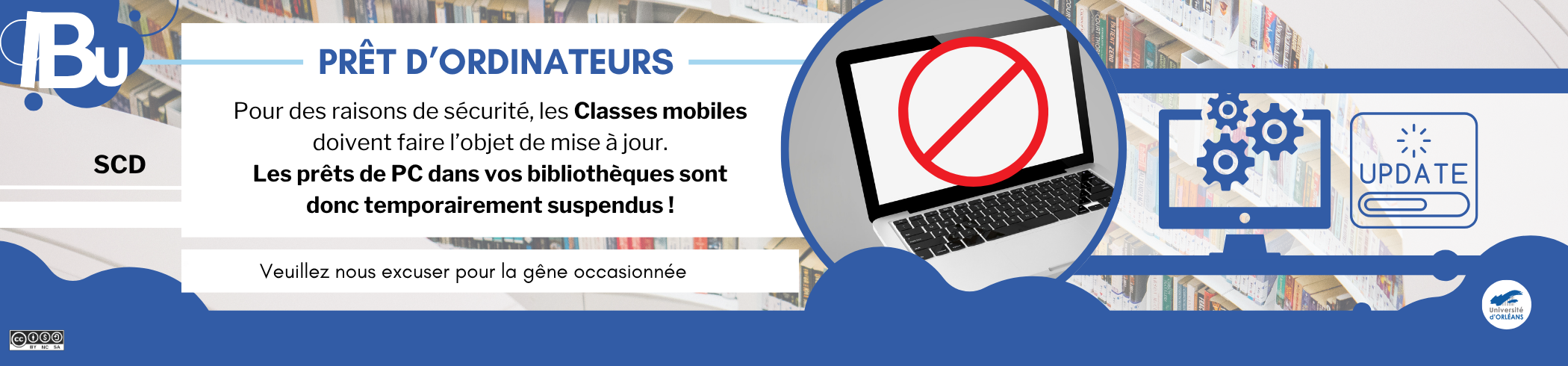Prêt d'ordinateurs Reprise du texte de l'actu